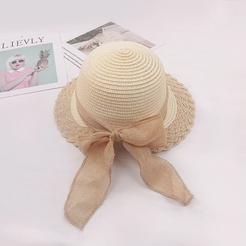 Multicolor Paper Straw Handmade Hat Travel Vacation Women Sun