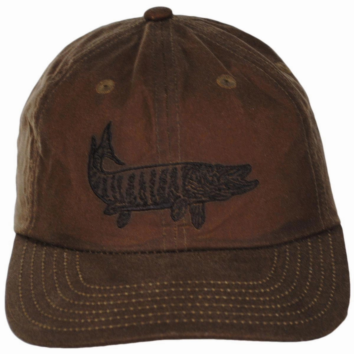 Muskie Weather Guard Waxed Cotton Netplus Strapback Baseball Cap