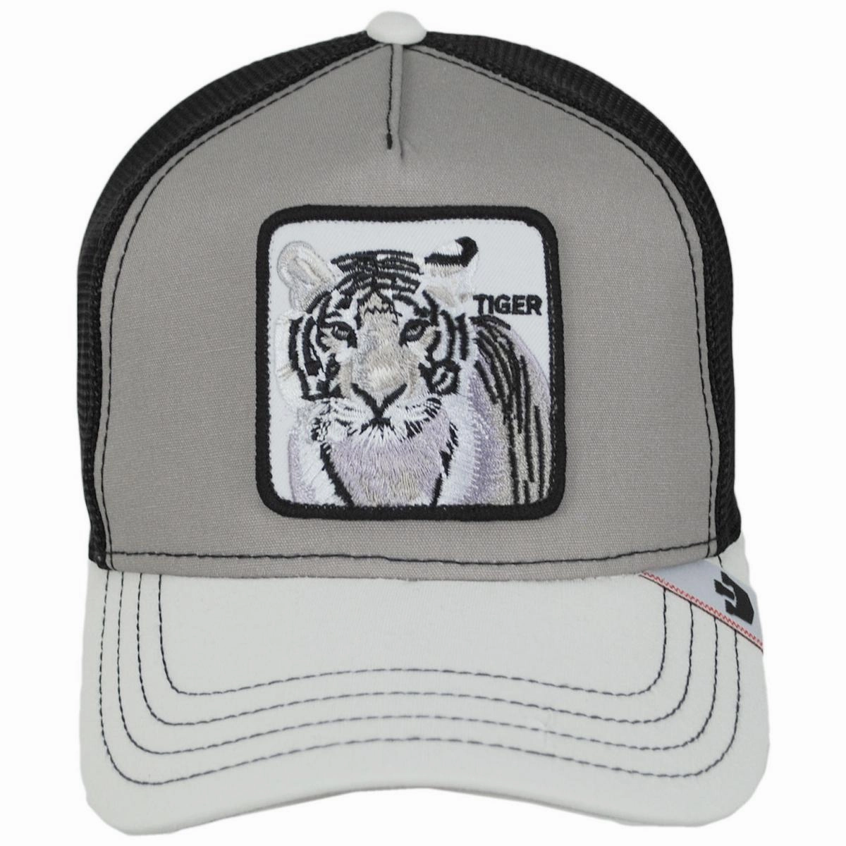 MVP Stripes Tiger Mesh Trucker Snapback Baseball Cap