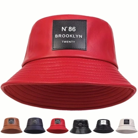 N86 Brooklyn Twenty Leather Bucket Hat