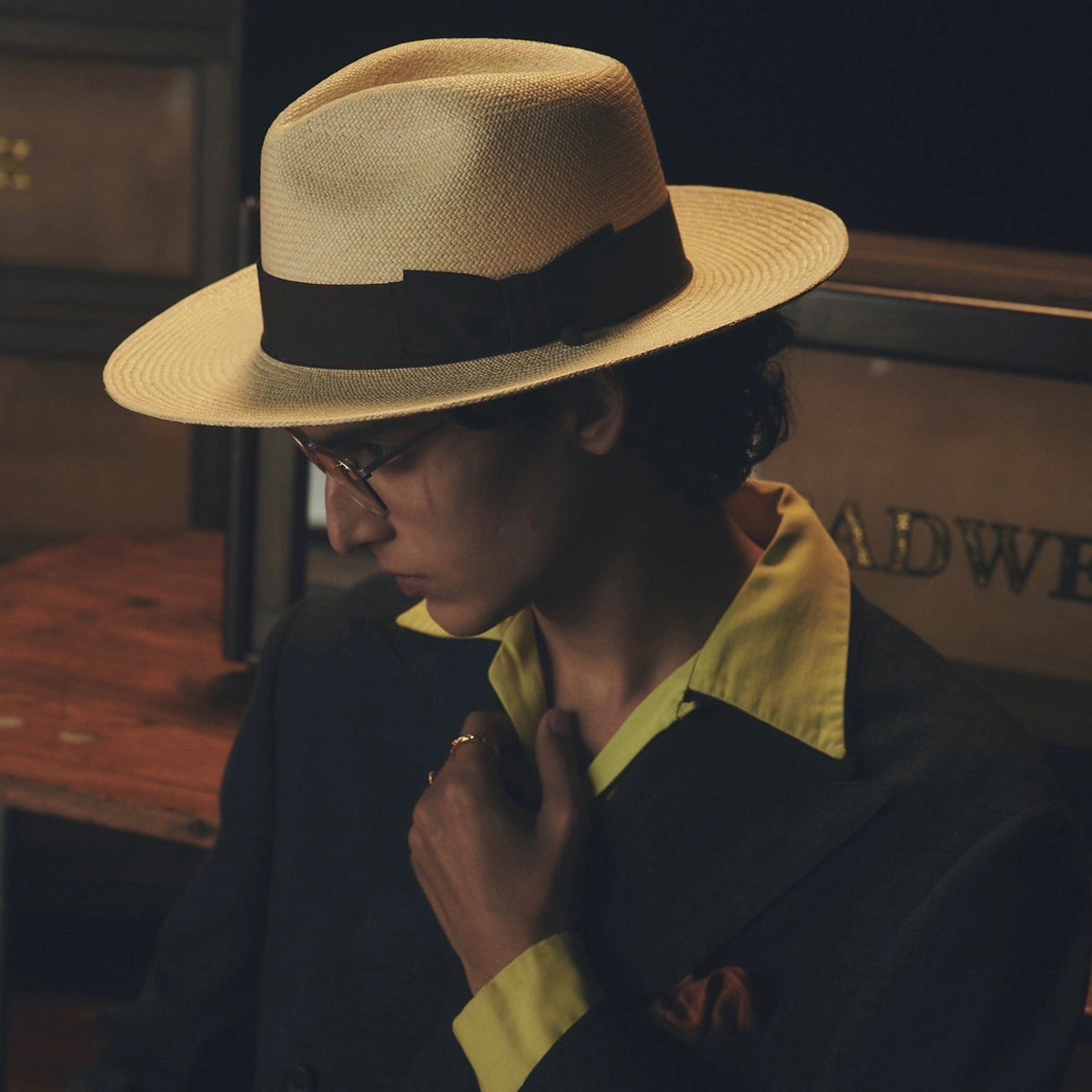 N-PANAMA HAT LONG - Natural