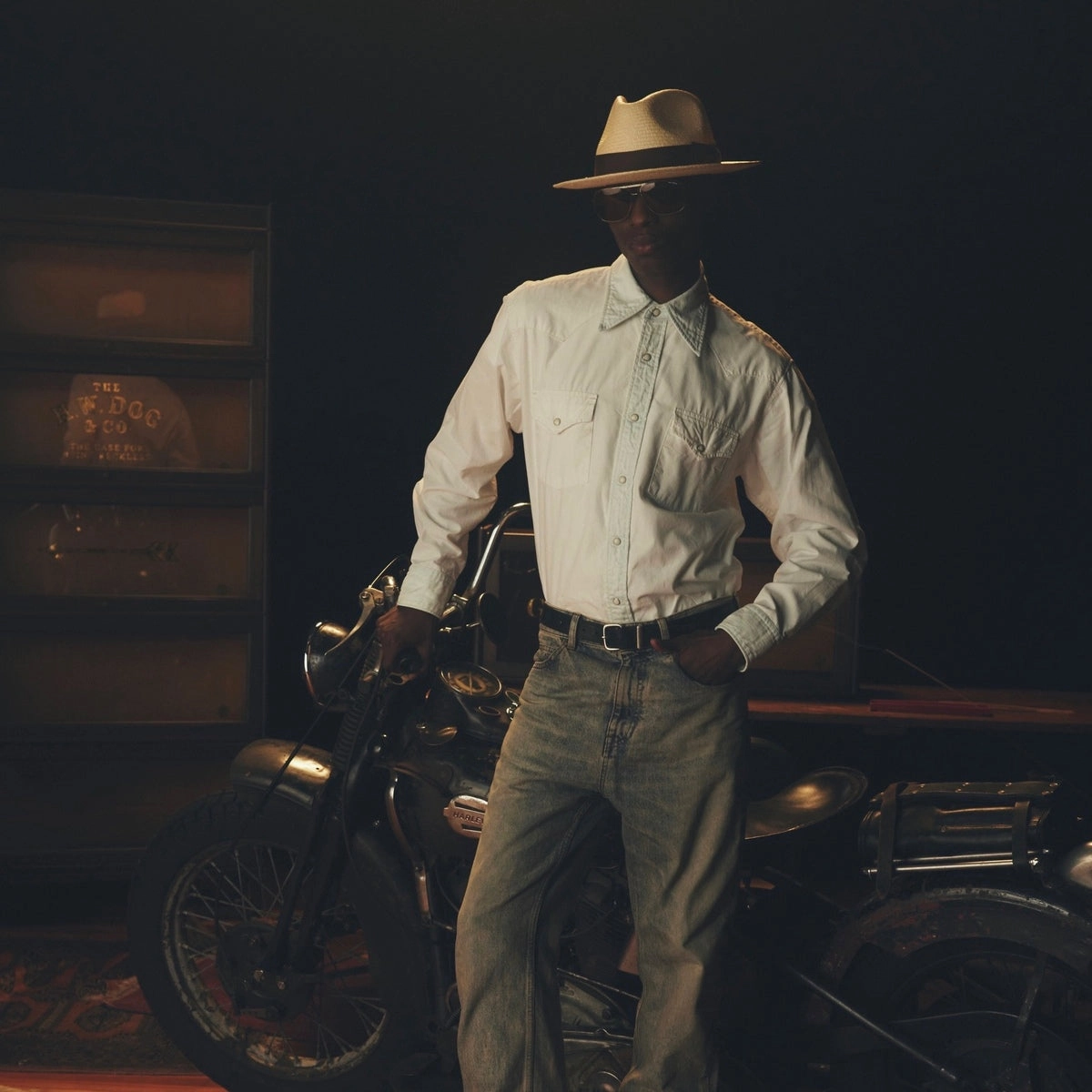 N PANAMA HAT SHORT - Natural
