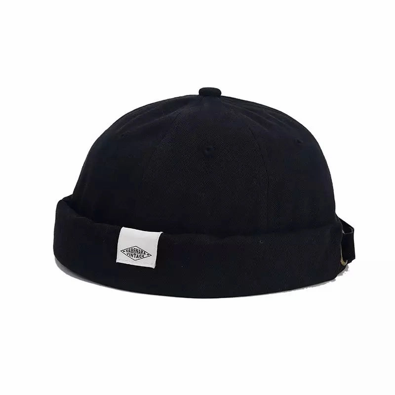Nabenara Vintage Plain Cotton Docker Cap