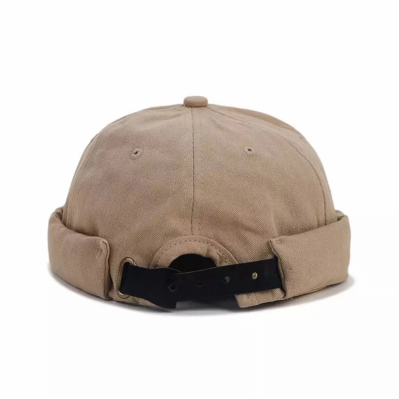 Nabenara Vintage Plain Cotton Docker Cap