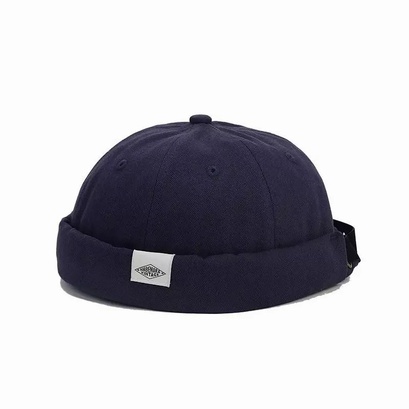 Nabenara Vintage Plain Cotton Docker Cap