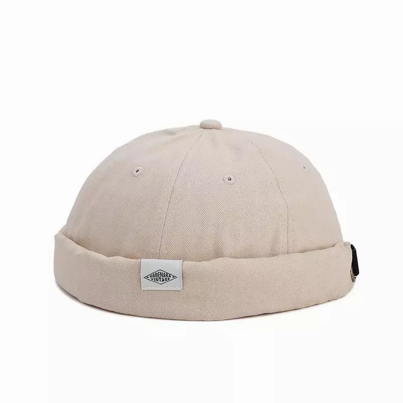 Nabenara Vintage Plain Cotton Docker Cap