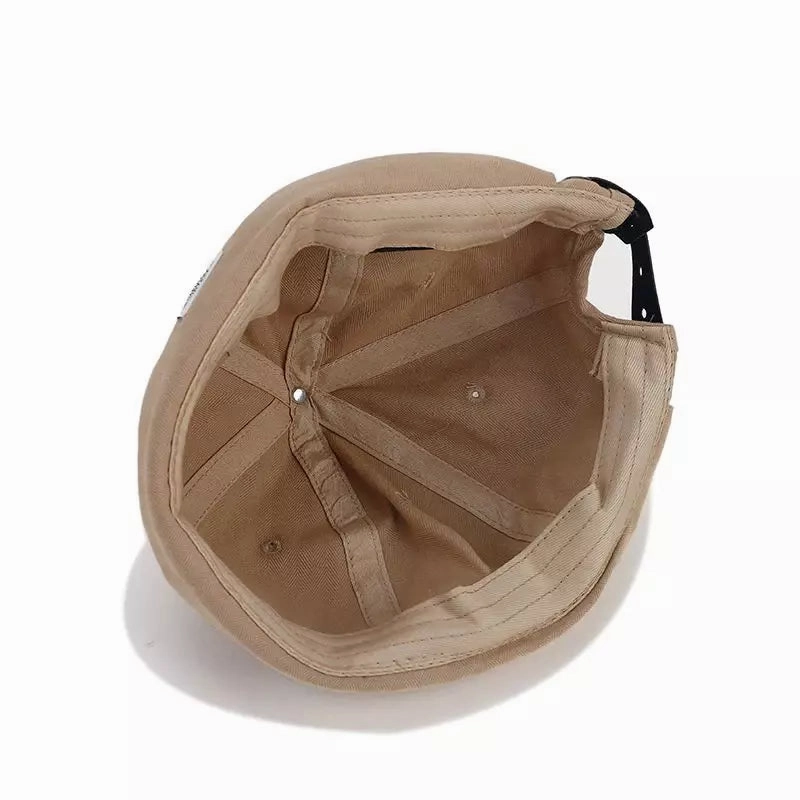 Nabenara Vintage Plain Cotton Docker Cap