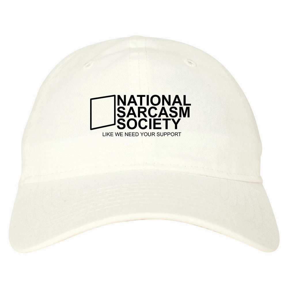 National Sarcasm Society Mens Dad Hat