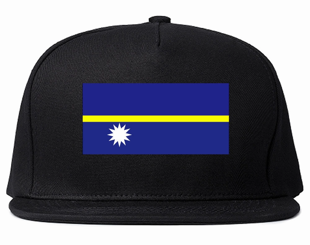 Nauru Flag Country Printed Snapback Hat Cap