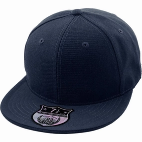 Navy Blue - Structured and Fitted Baseball Cap