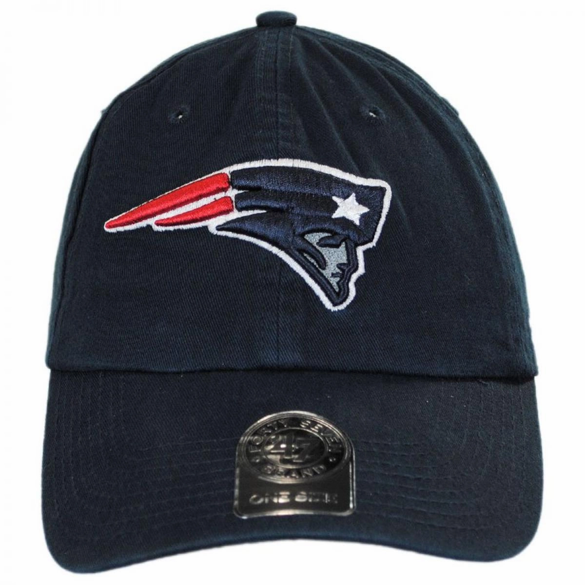 New England Patriots NFL Clean Up Strapback Baseball Cap Dad Hat