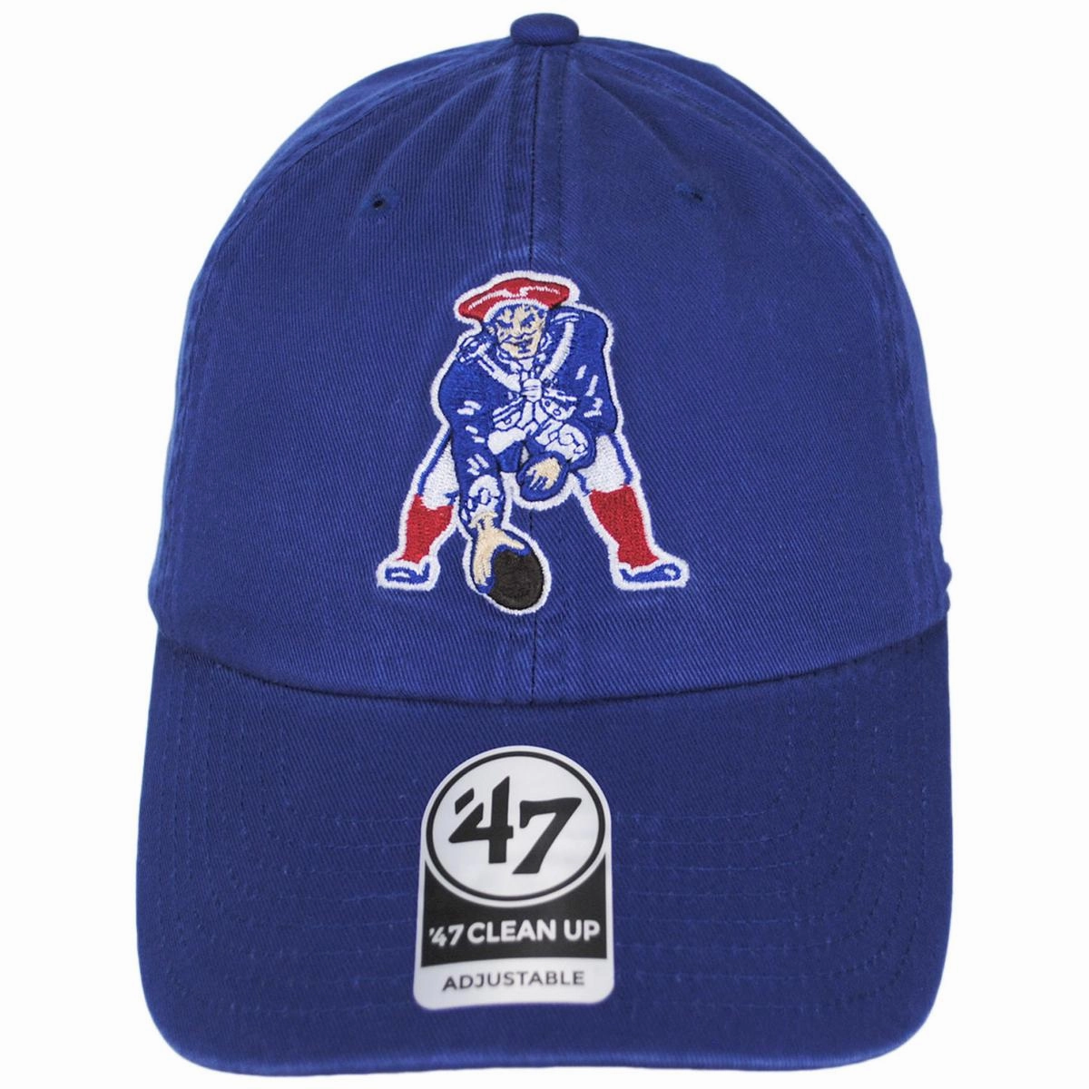 New England Patriots NFL Clean Up Strapback Baseball Cap Dad Hat