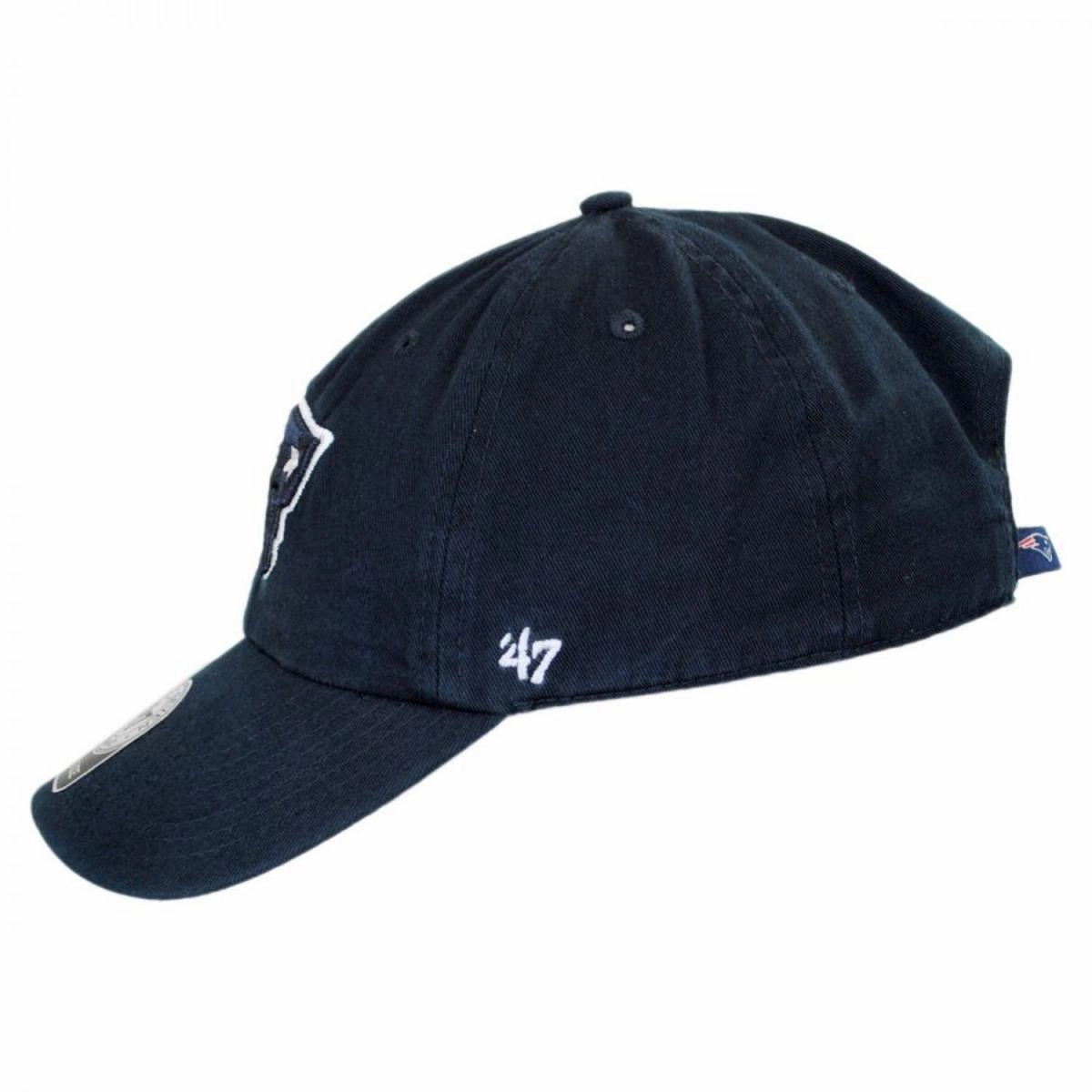 New England Patriots NFL Clean Up Strapback Baseball Cap Dad Hat