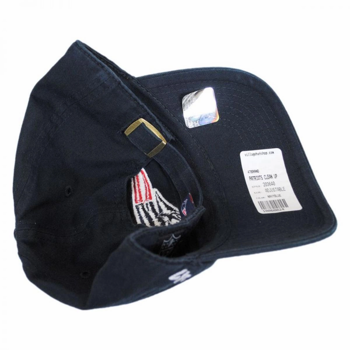 New England Patriots NFL Clean Up Strapback Baseball Cap Dad Hat