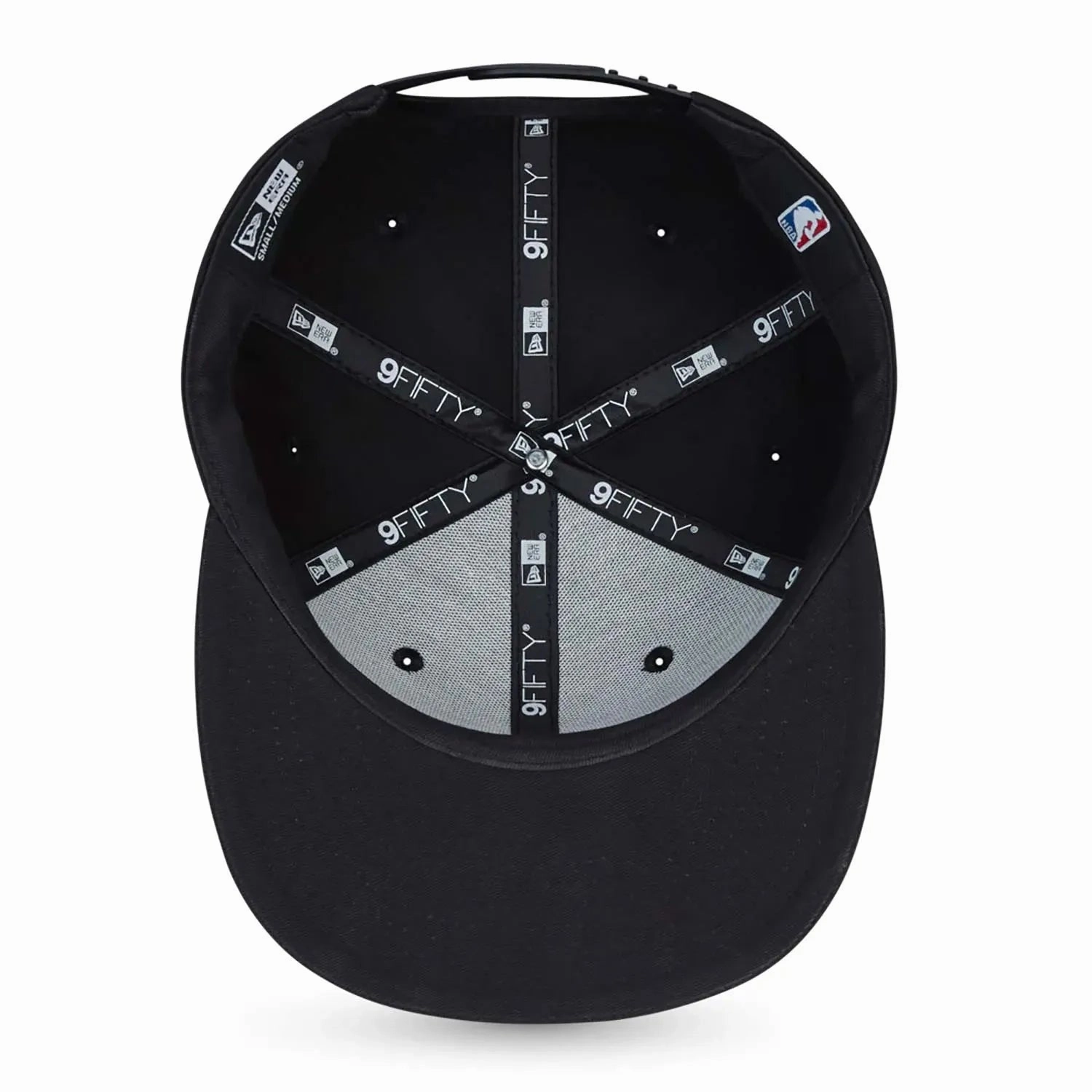 NEW ERA 9FIFTY LEAGUE ESSENTIAL LOS ANGELES DODGERS BLACK SNAPBACK