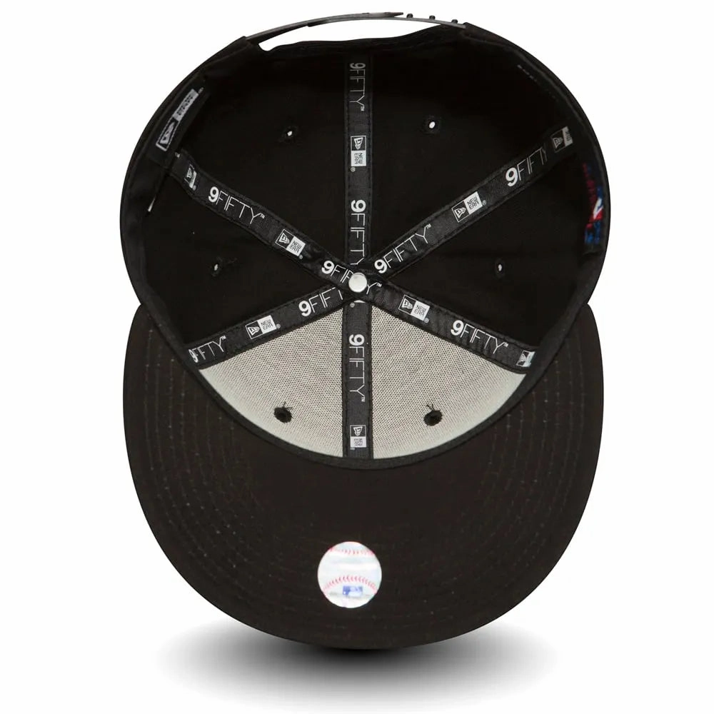 NEW ERA 9FIFTY MLB NEW YORK YANKEES BLACK SNAPBACK CAP