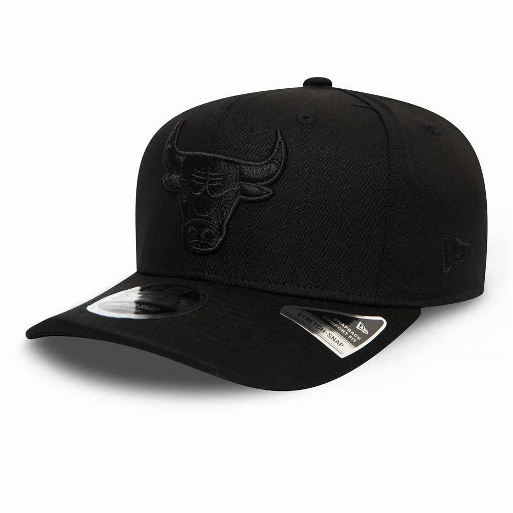 NEW ERA 9FIFTY NBA CHICAGO BULLS STRETCH SNAP BLACK/BLACK