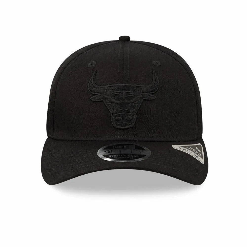 NEW ERA 9FIFTY NBA CHICAGO BULLS STRETCH SNAP BLACK/BLACK