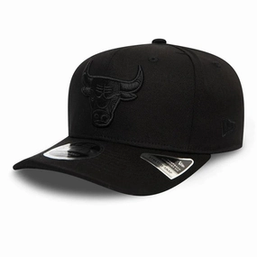 NEW ERA 9FIFTY NBA CHICAGO BULLS STRETCH SNAP BLACK/BLACK