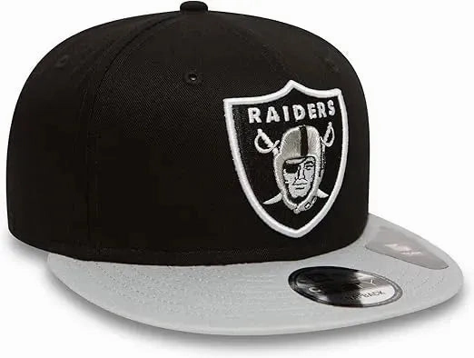 NEW ERA 9FIFTY NFL COTTON BLOCK OAKLAND RAIDERS TWO TONE / GREY UV SNAPBACK CAP