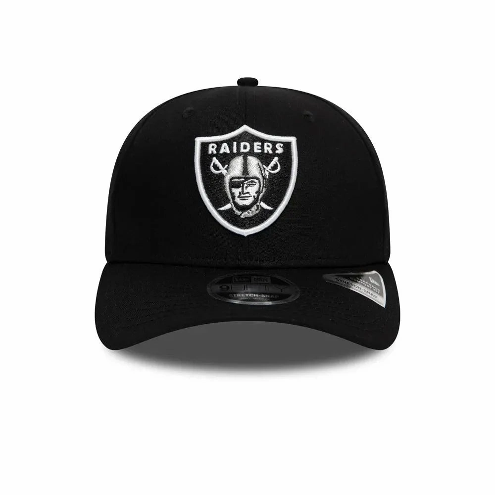 NEW ERA 9FIFTY NFL LAS VEGAS RAIDERS BLACK STRETCH SNAP