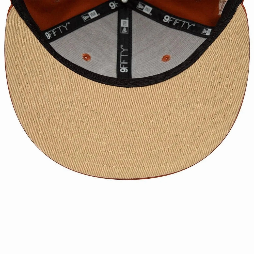 NEW ERA 9FIFTY SIDE PATCH LOS ANGELES DODGERS RUST SNAPBACK