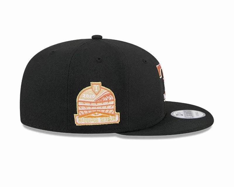 NEW ERA 9FIFTY TEXAS RANGERS ANIMAL FILL BLACK SNAPBACK CAP