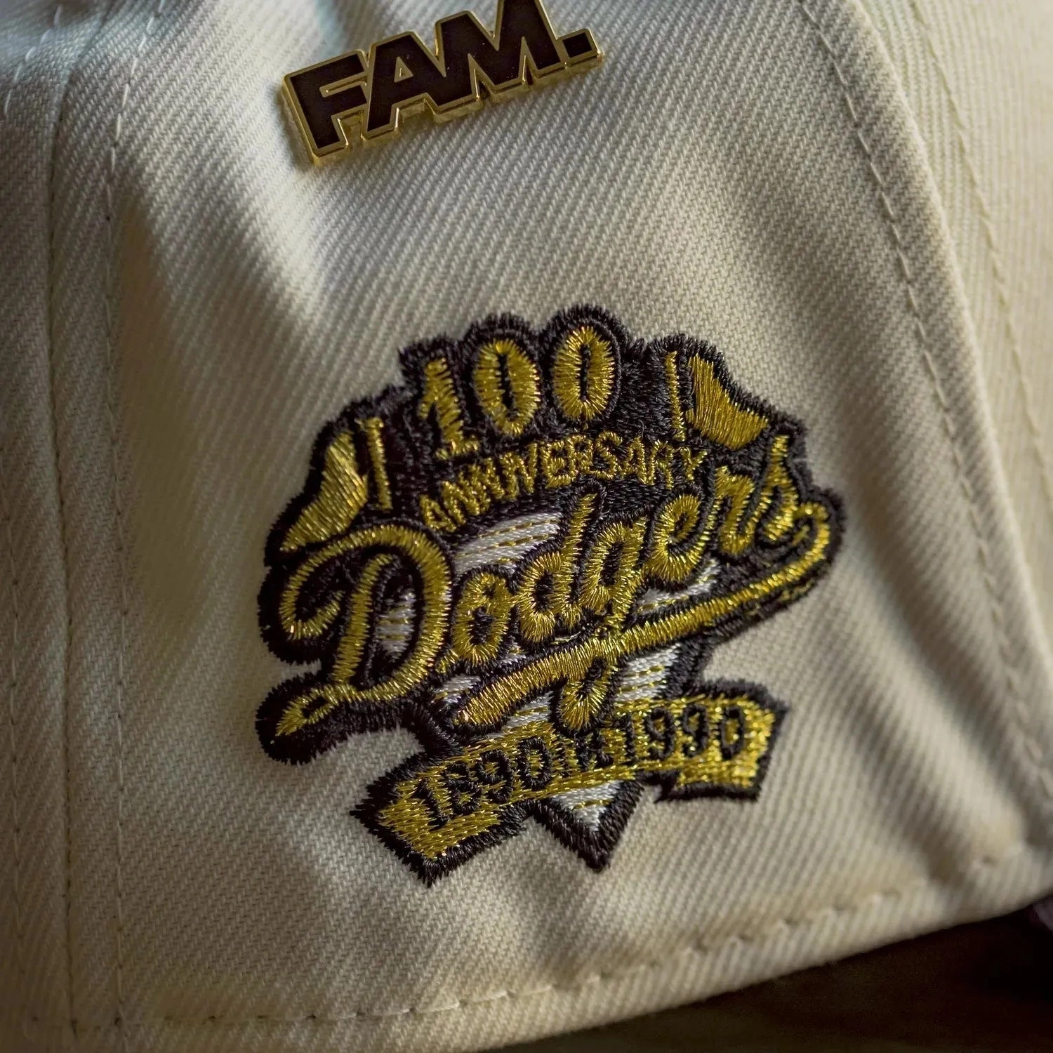 NEW ERA 9FORTY A-FRAME LOS ANGELES DODGERS 100TH ANNIVERSARY TWO TONE / GREY UV SNAPBACK