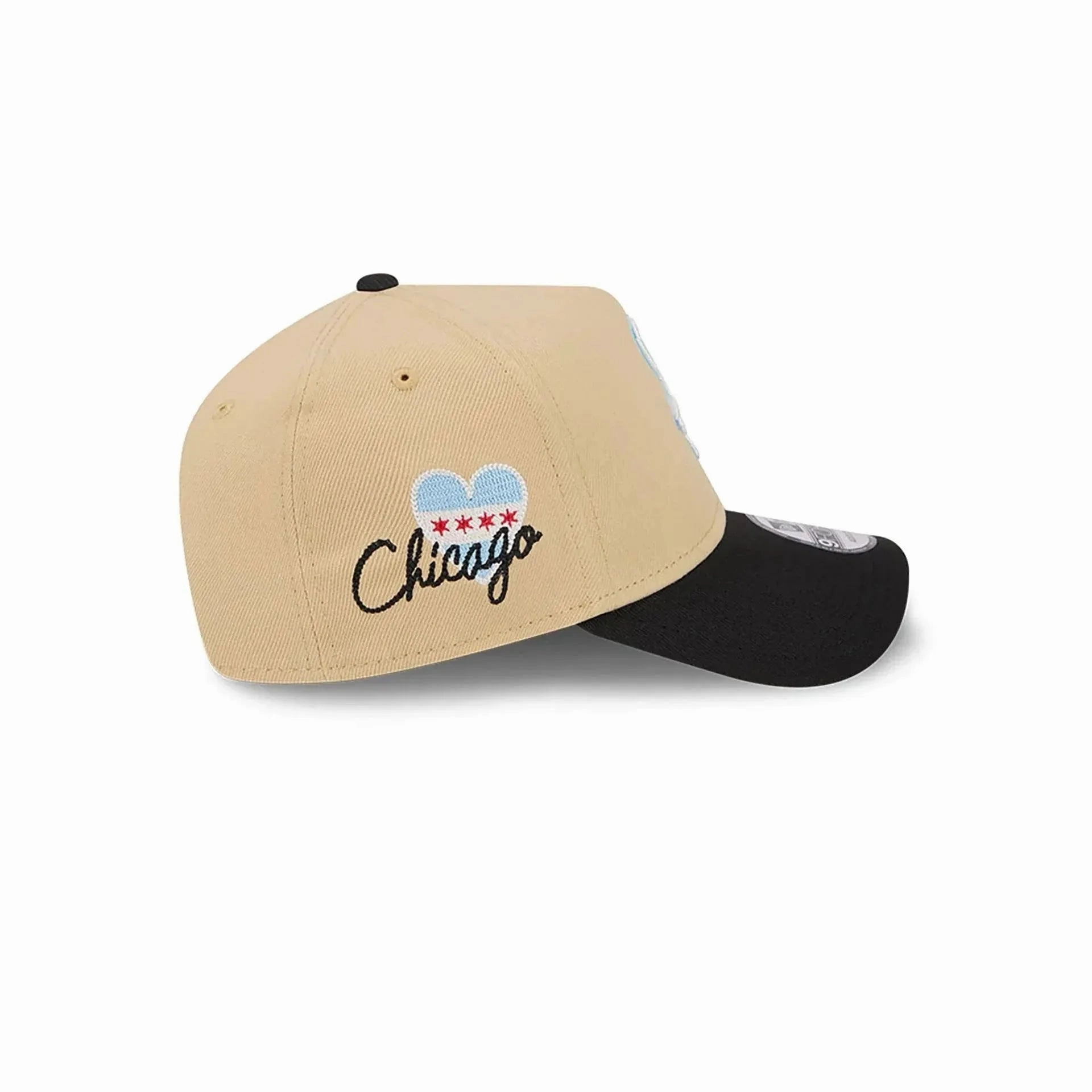 NEW ERA 9FORTY A-FRAME MLB CHICAGO WHITE SOX TWO TONE / BLACK UV SNAPBACK CAP
