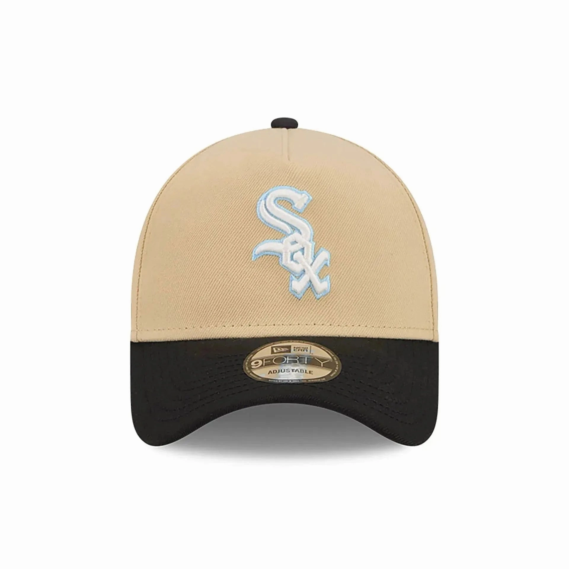 NEW ERA 9FORTY A-FRAME MLB CHICAGO WHITE SOX TWO TONE / BLACK UV SNAPBACK CAP