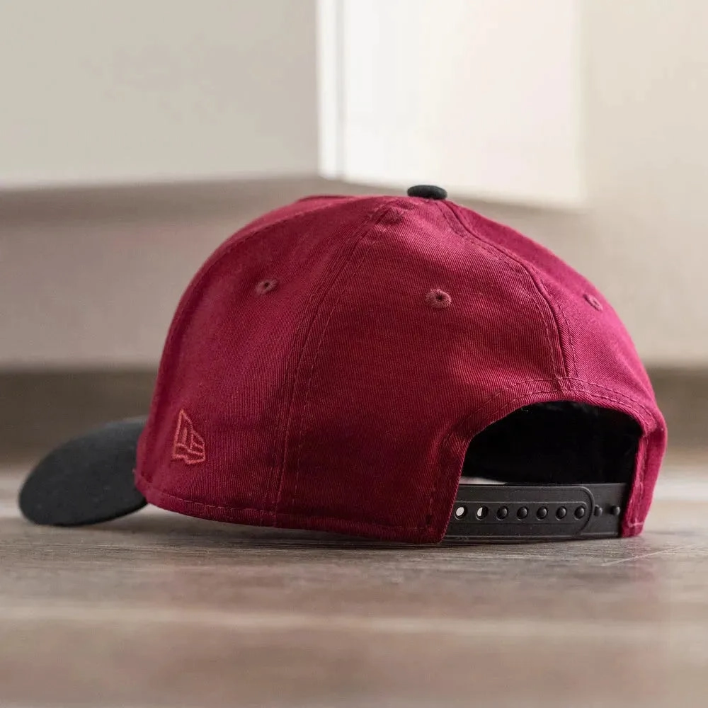 NEW ERA 9FORTY A-FRAME MLB LOS ANGELES DODGERS 100TH ANNIVERSARY TWO TONE / PINK UV SNAPBACK CAP