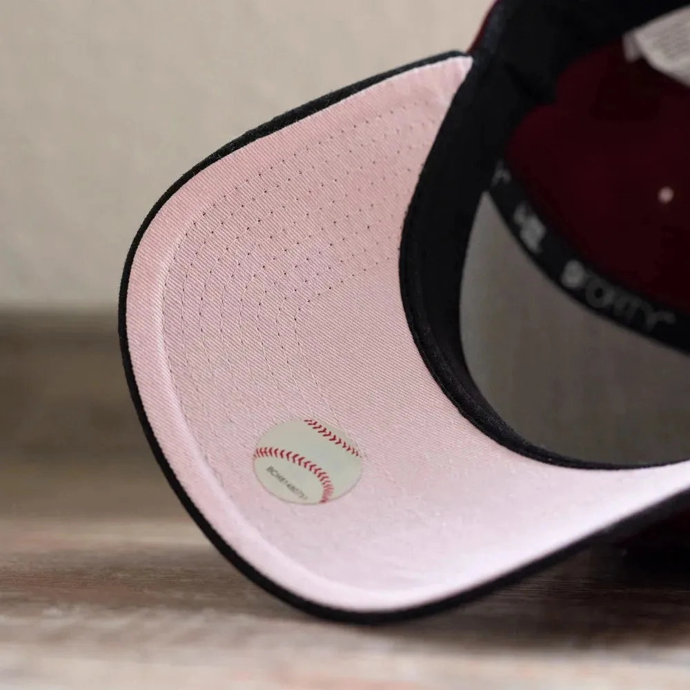 NEW ERA 9FORTY A-FRAME MLB LOS ANGELES DODGERS 100TH ANNIVERSARY TWO TONE / PINK UV SNAPBACK CAP