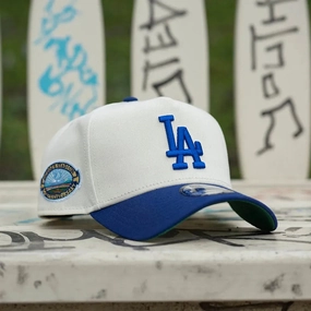 NEW ERA 9FORTY A-FRAME MLB LOS ANGELES DODGERS 50TH ANNIVERSARY TWO TONE / KELLY GREEN UV SNAPBACK