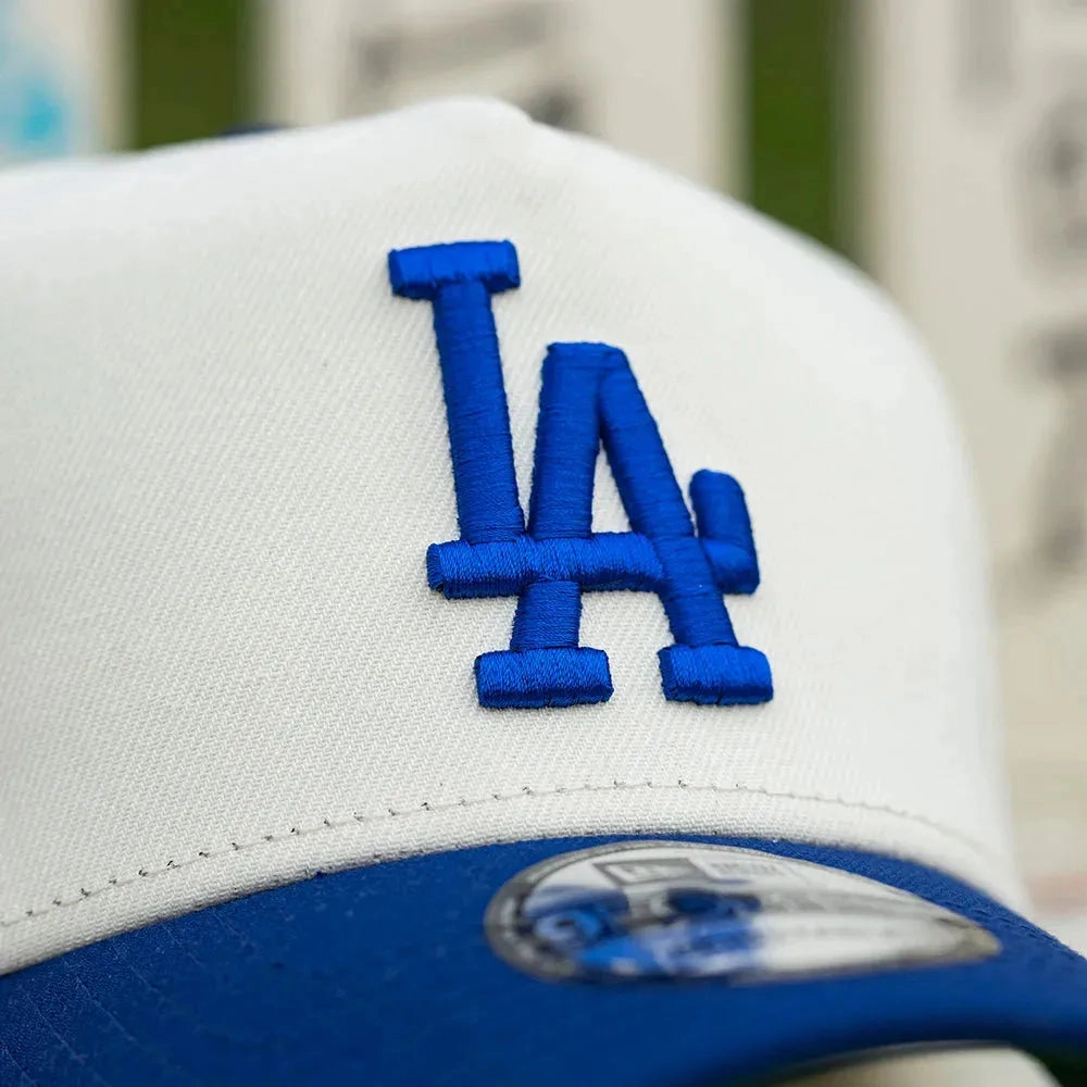 NEW ERA 9FORTY A-FRAME MLB LOS ANGELES DODGERS 50TH ANNIVERSARY TWO TONE / KELLY GREEN UV SNAPBACK