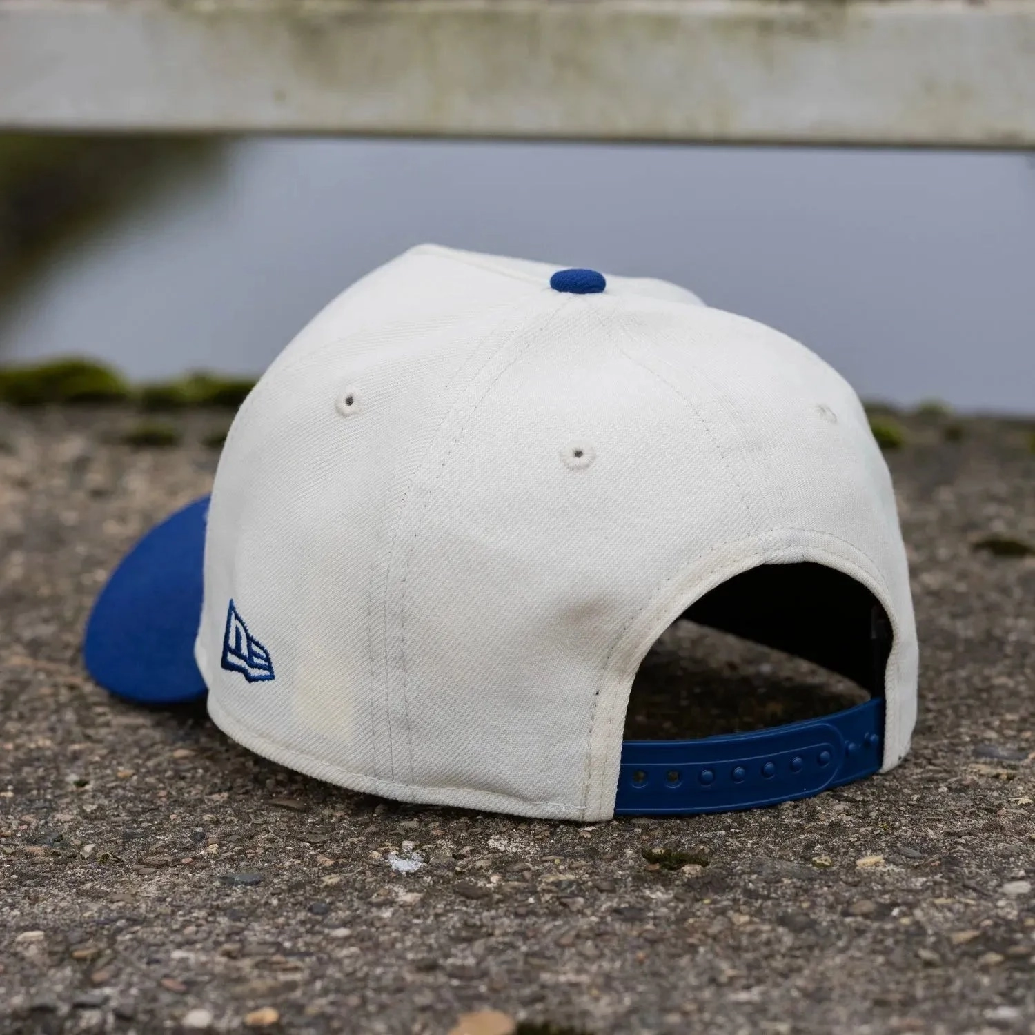 NEW ERA 9FORTY A-FRAME MLB LOS ANGELES DODGERS 75TH WORLD SERIES TWO TONE / GREY UV SNAPBACK