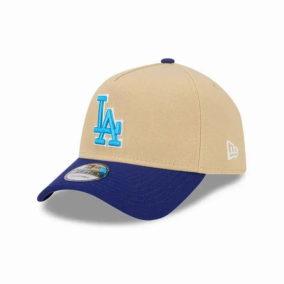 NEW ERA 9FORTY A-FRAME MLB LOS ANGELES DODGERS TWO TONE / DARK BLUE UV SNAPBACK CAP