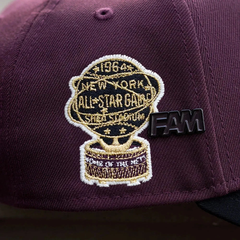 NEW ERA 9FORTY A-FRAME MLB NEW YORK METS ALL STAR GAME 1964 TWO TONE / GREY UV SNAPBACK