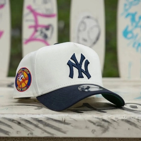 NEW ERA 9FORTY A-FRAME MLB NEW YORK YANKEES 50TH ANNIVERSARY TWO TONE / KELLY GREEN UV SNAPBACK