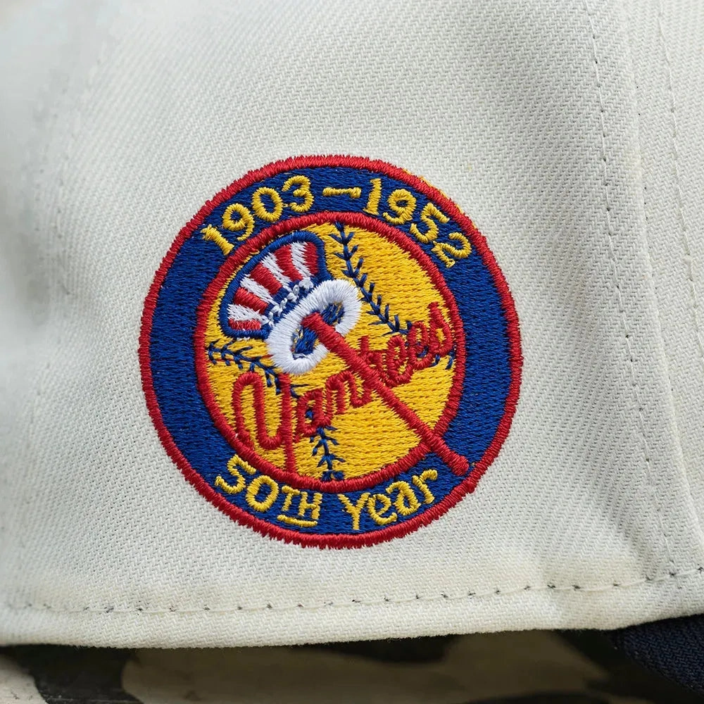 NEW ERA 9FORTY A-FRAME MLB NEW YORK YANKEES 50TH ANNIVERSARY TWO TONE / KELLY GREEN UV SNAPBACK