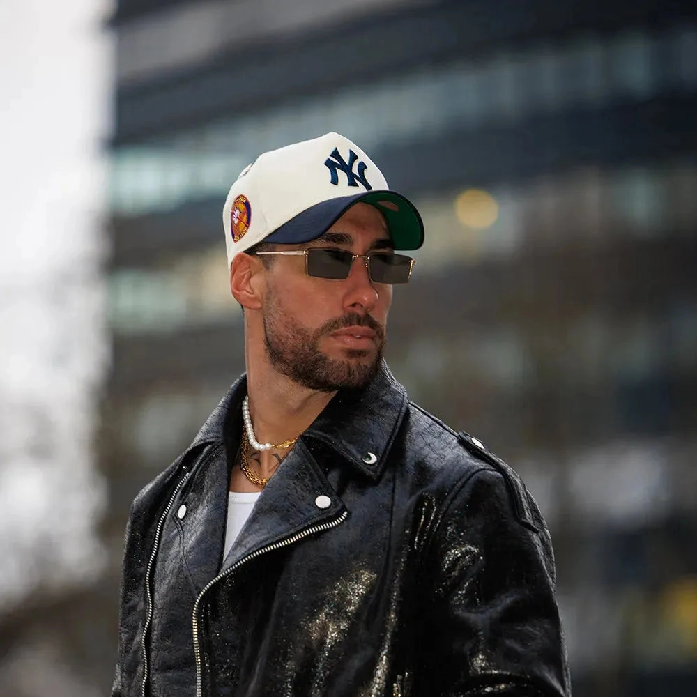 NEW ERA 9FORTY A-FRAME MLB NEW YORK YANKEES 50TH ANNIVERSARY TWO TONE / KELLY GREEN UV SNAPBACK