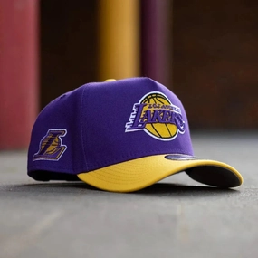 NEW ERA 9FORTY A-FRAME NBA LOS ANGELES LAKERS TWO TONE / GREY UV SNAPBACK CAP
