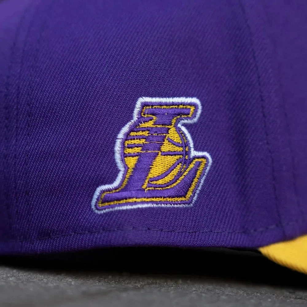 NEW ERA 9FORTY A-FRAME NBA LOS ANGELES LAKERS TWO TONE / GREY UV SNAPBACK CAP