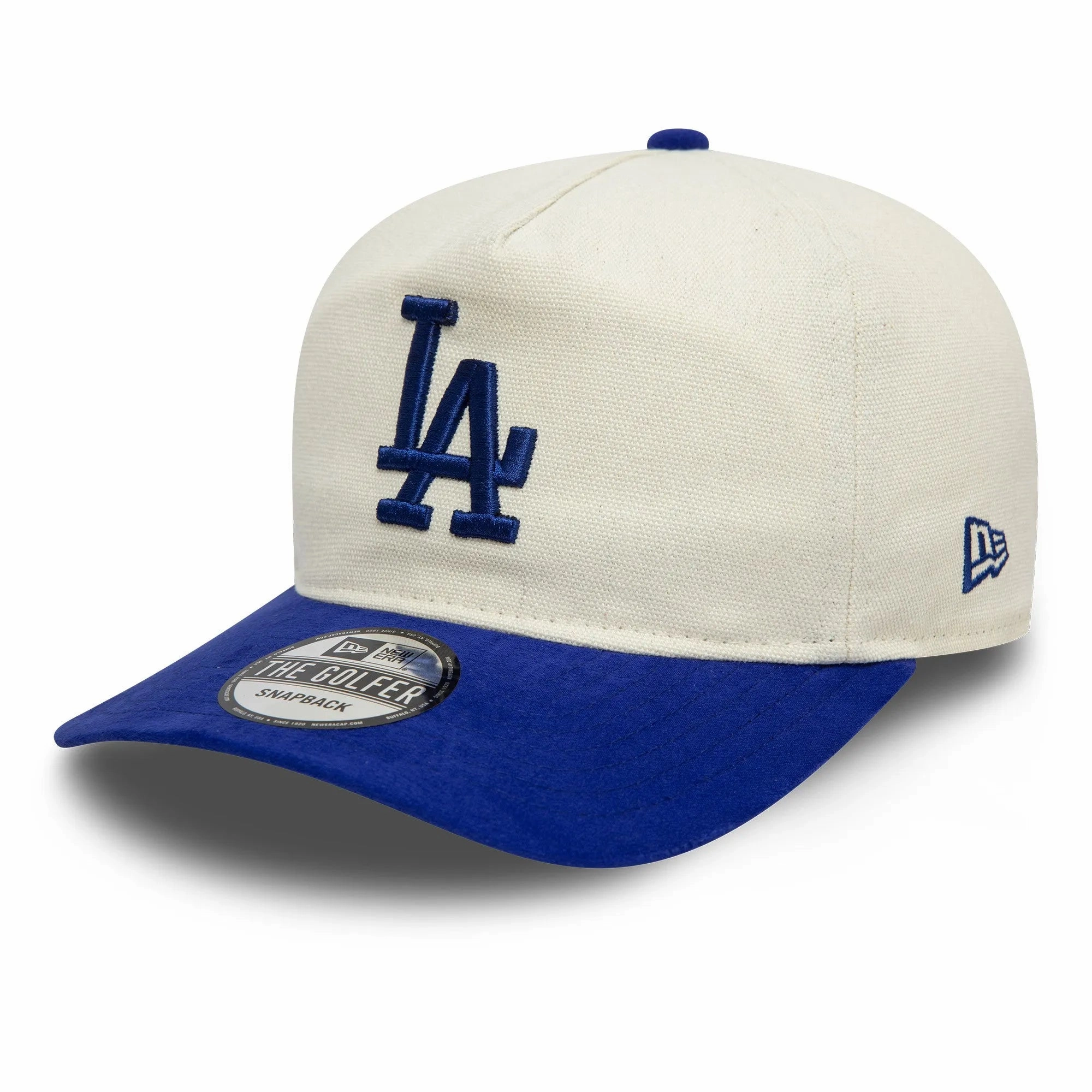 NEW ERA THE GOLFER SCRIPT PC MLB LOS ANGELES DODGERS TWO TONE SNAPBACK CAP