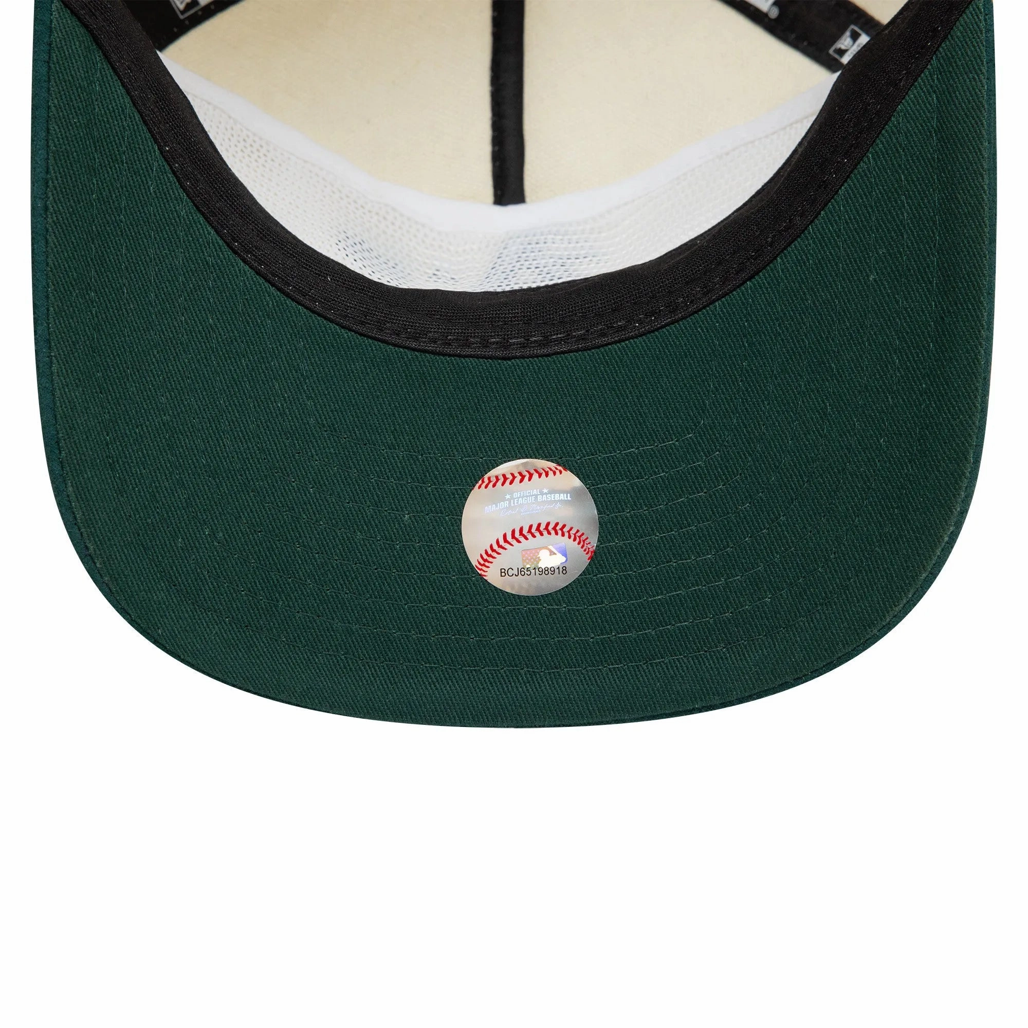 NEW ERA THE GOLFER SCRIPT PC MLB OAKLAND ATHLETICS TWO TONE SNAPBACK CAP