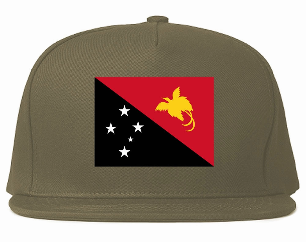 New Guinea Flag Country Printed Snapback Hat Cap