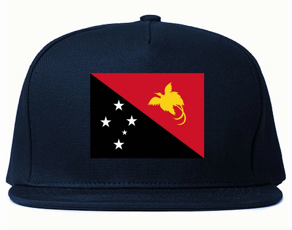 New Guinea Flag Country Printed Snapback Hat Cap