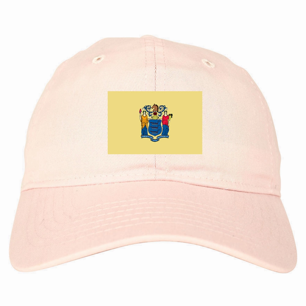 New Jersey State Flag NJ Chest Mens Dad Hat
