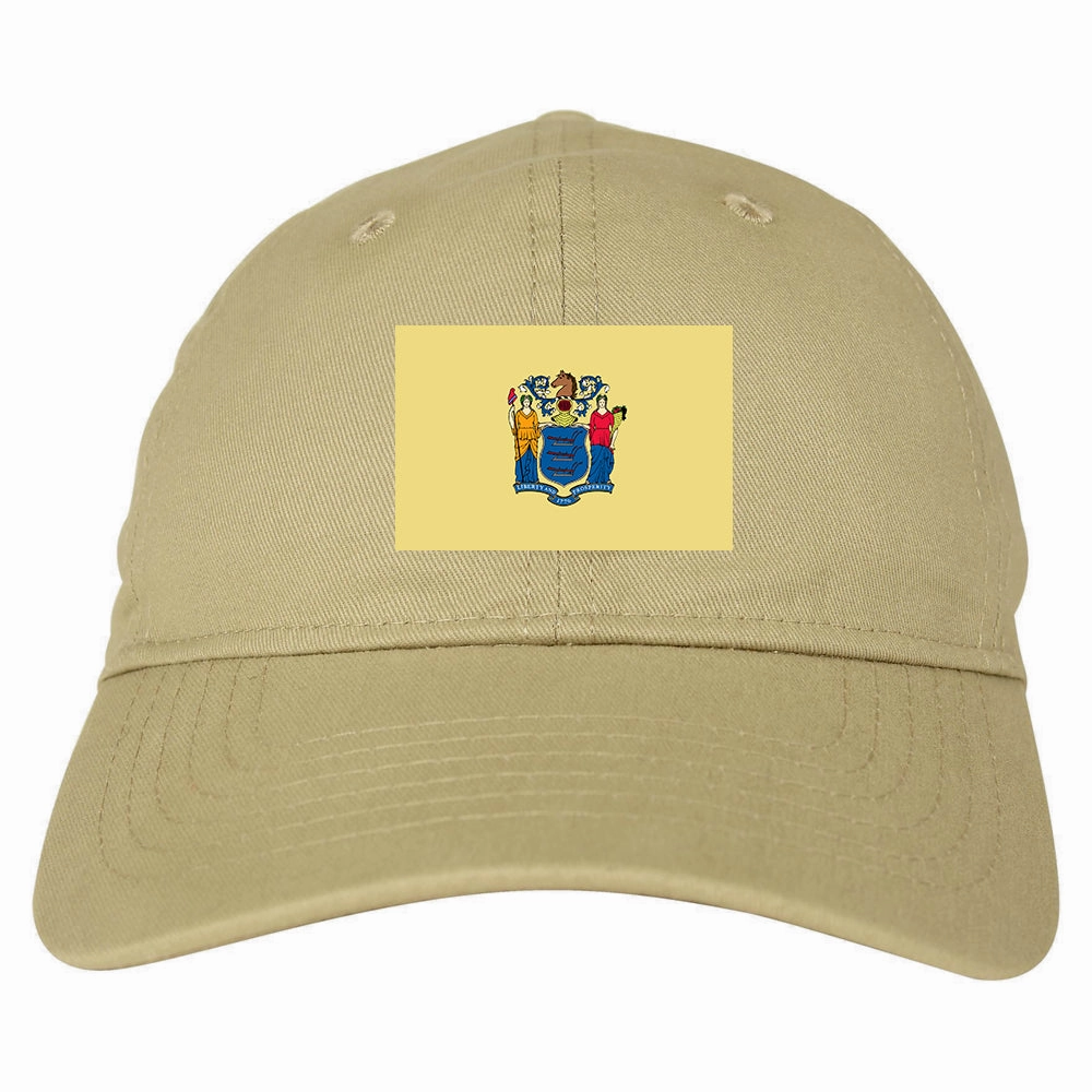 New Jersey State Flag NJ Chest Mens Dad Hat
