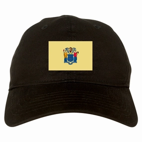 New Jersey State Flag NJ Chest Mens Dad Hat