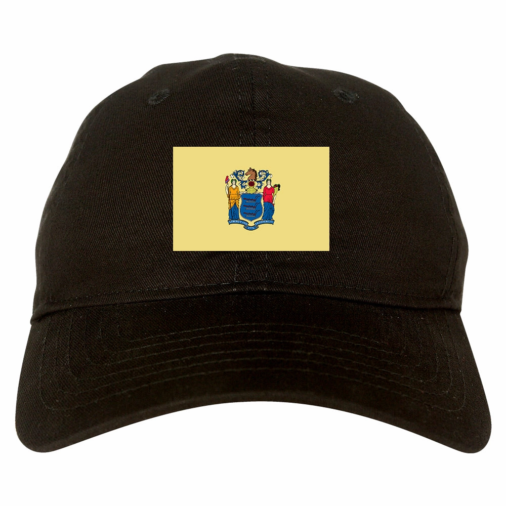 New Jersey State Flag NJ Chest Mens Dad Hat